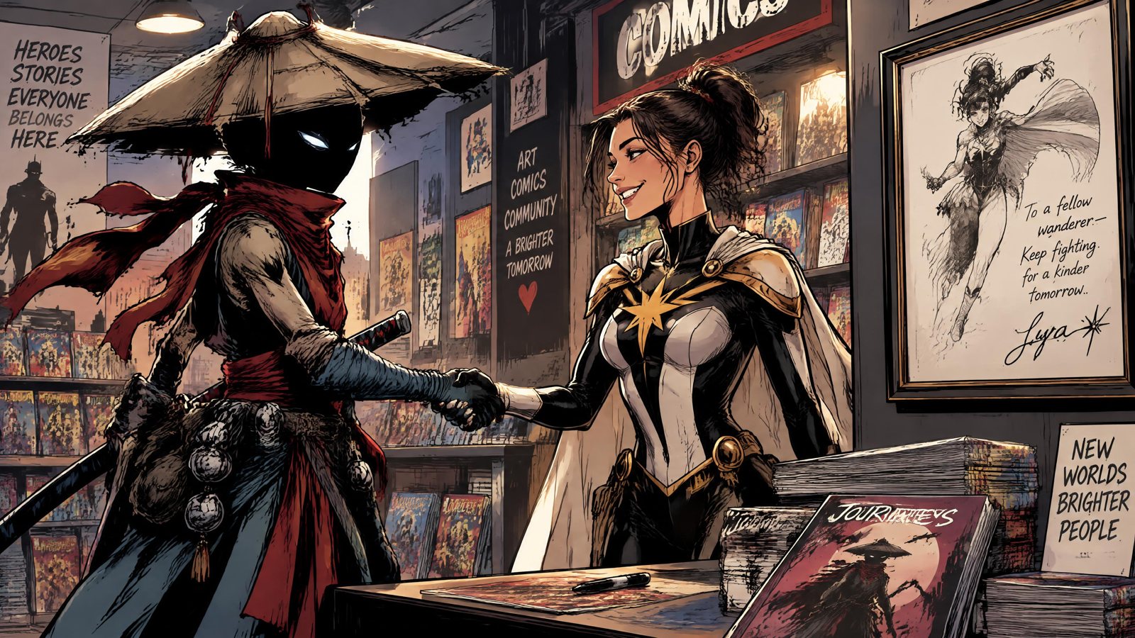 Trix with a hero