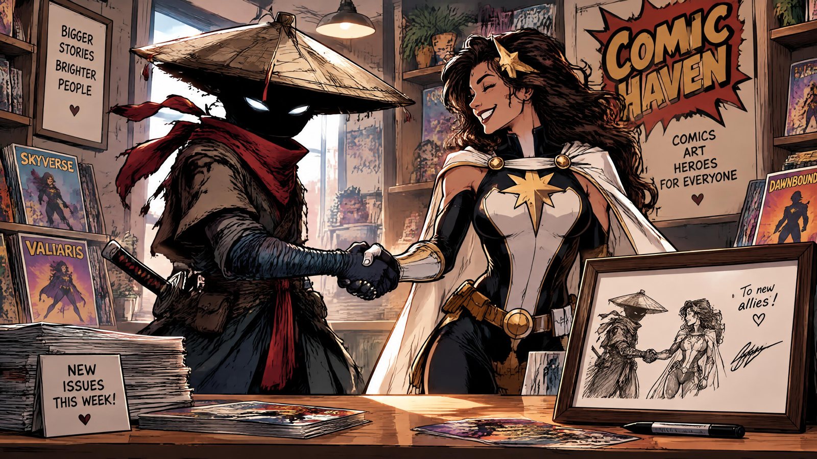 Trix with a hero